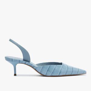 Schutz Paola Mid Slingback Pointed Toe Pump